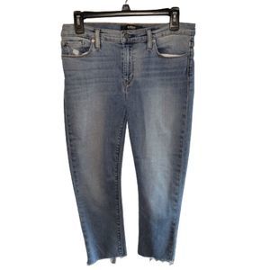 Hudson Los Angeles Tally Skinny cropped jeans